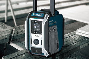 The new Makita DMR115 Job Site Radio