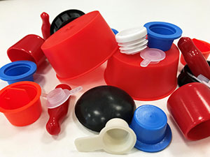 The shock absorption caps and plugs