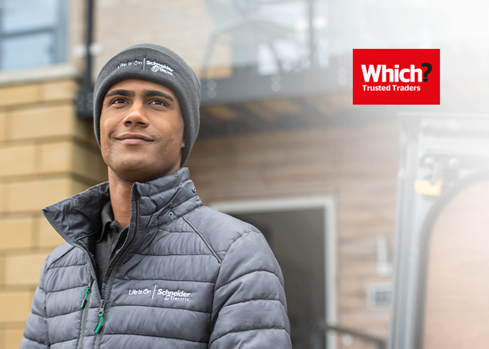 Which App partners with Schneider Electric