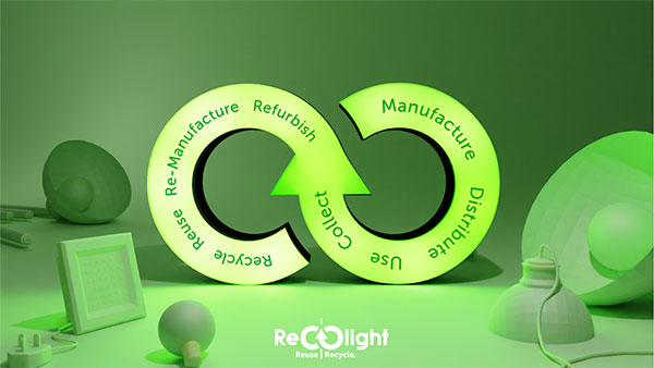 Recolight Celebrateing Circular Activity in 2022