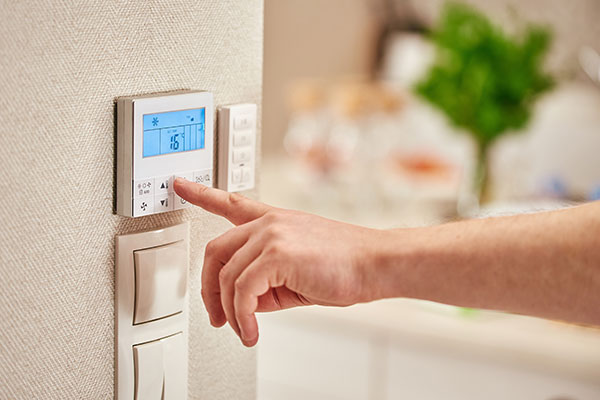 Energy efficiency in the home by turning down the thermastat