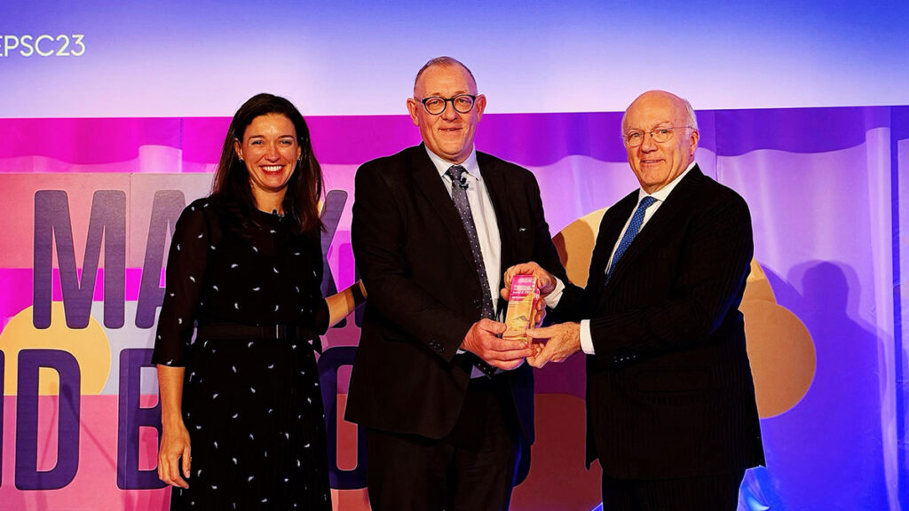From left to right, Katie Prescott, Technology Business Editor, The Times, Adrian Barber, Marketing Manager, Prefect Controls Limited, Maarten van der Dussen, Managing Director, ProductIP