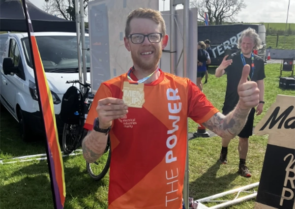 Kieron Fletcher Support-Mental Wellness and the Electrical Industries Charity