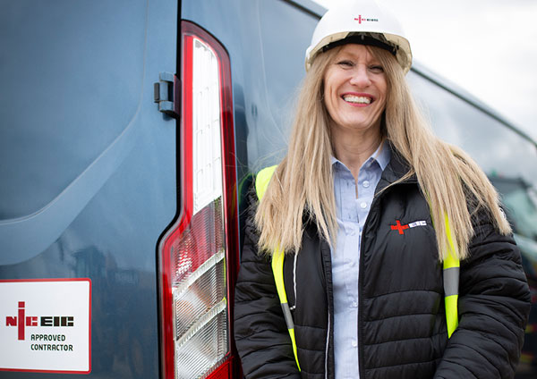 Lisa Burge NICEIC Area Engineer named Student of the Year whilst studying for her electrical qualification. A success story for International Women in Engineering Day
