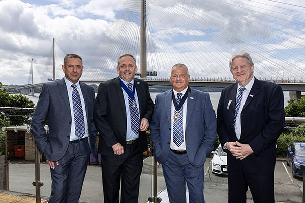 SELECT Presidential Team 2024-25 l-r David Harris, Darren Crockett, Mike Stark and Alistair Grant