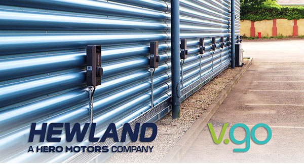 Hewland new EV chargers installation by V-Go