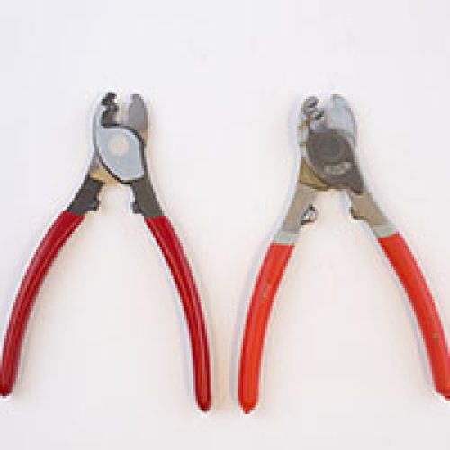 CK Tools Cable Cutter next to the counterfeit Cable Cutter