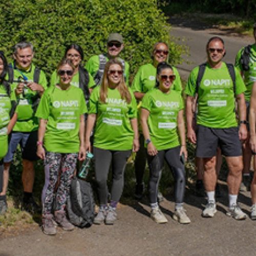 NAPIT Leads Successful Sponsored Walk on Bolsover Loop