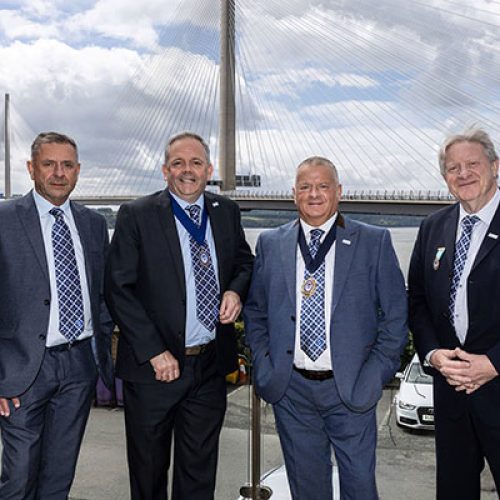 SELECT Presidential Team 2024-25 l-r David Harris, Darren Crockett, Mike Stark and Alistair Grant