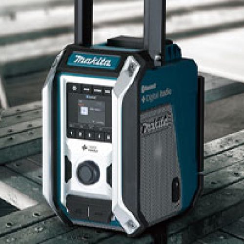The new Makita DMR115 Job Site Radio