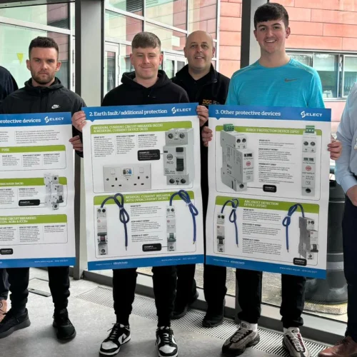 The posters have been distributed at Dumfries + Galloway College