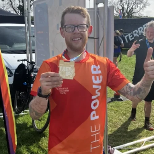Kieron Fletcher Support-Mental Wellness and the Electrical Industries Charity